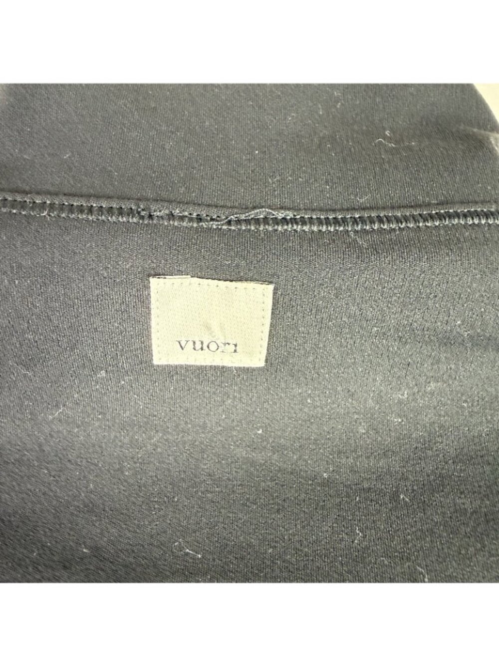 Vuori Chilled Out Track Full Zip Jacket S Black Mock Neck Athleisure Granola - Picture 7 of 9
